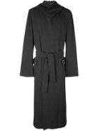 Yohji Yamamoto Vintage Hooded Maxi Coat, Men's, Size: 4, Grey