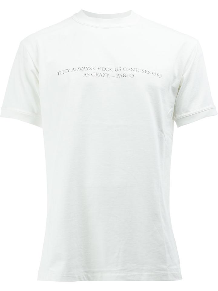 Ih Nom Uh Nit Short Sleeved Logoed T-shirt - White