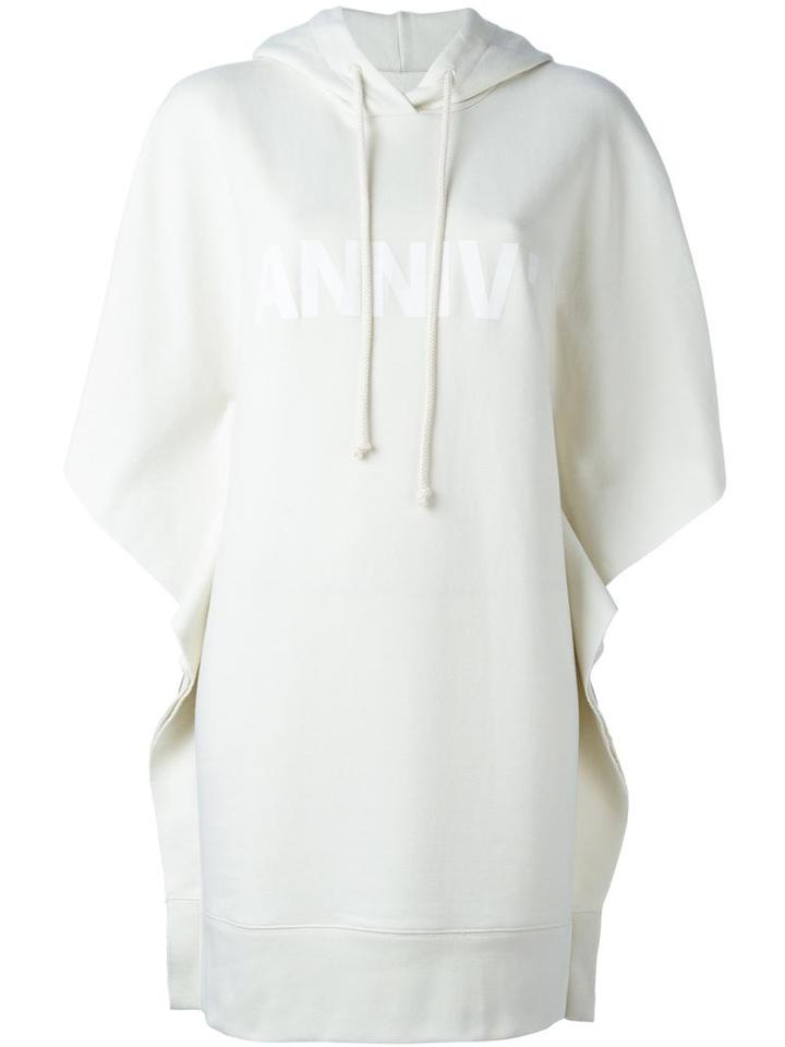 Mm6 Maison Margiela 10 Years Anniversary Hoodie, Women's, Size: Xs, Nude/neutrals, Cotton