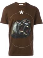 Givenchy Monkey Brothers T-shirt, Men's, Size: Xl, Brown, Cotton