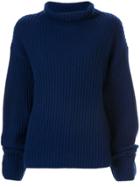 Sofie D'hoore Cashmere Rollneck Sweater - Blue