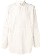 Études Nevada Western Suede Shirt - White