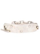 Henson Chain Link Id Bracelet, Men's, Metallic