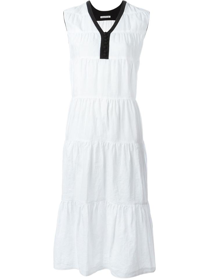 Minä Perhonen Gathered Dress - White