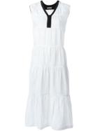 Minä Perhonen Gathered Dress - White