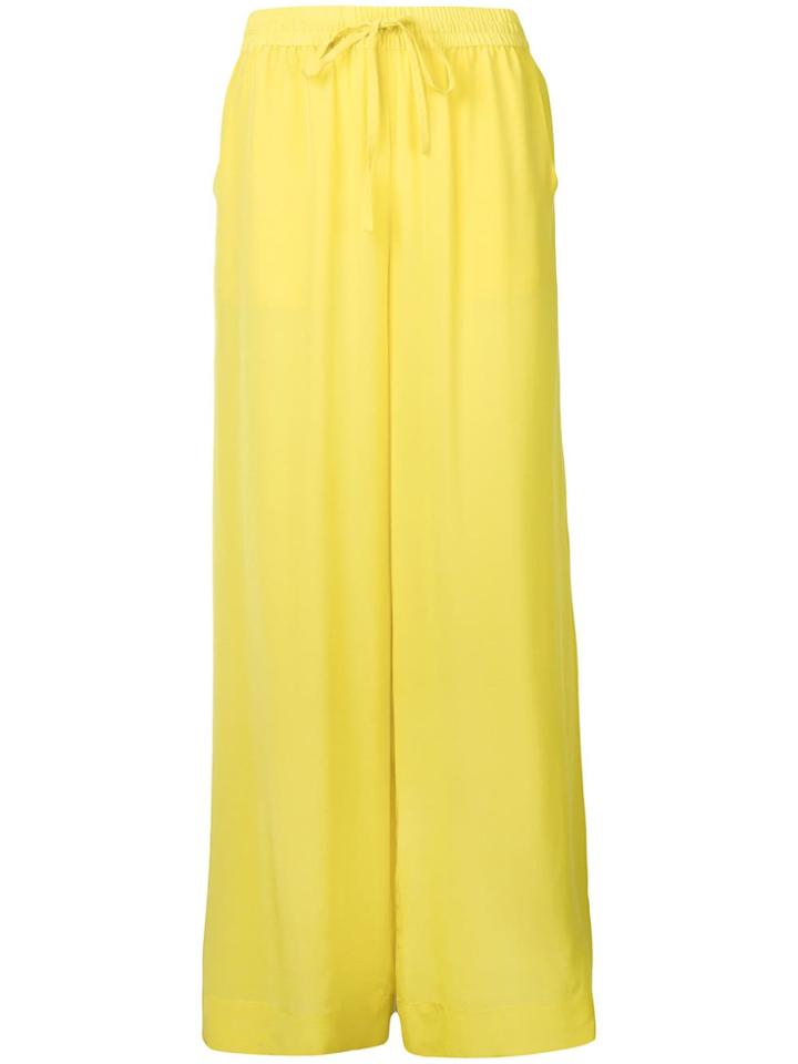 P.a.r.o.s.h. Wide Leg Trousers - Yellow
