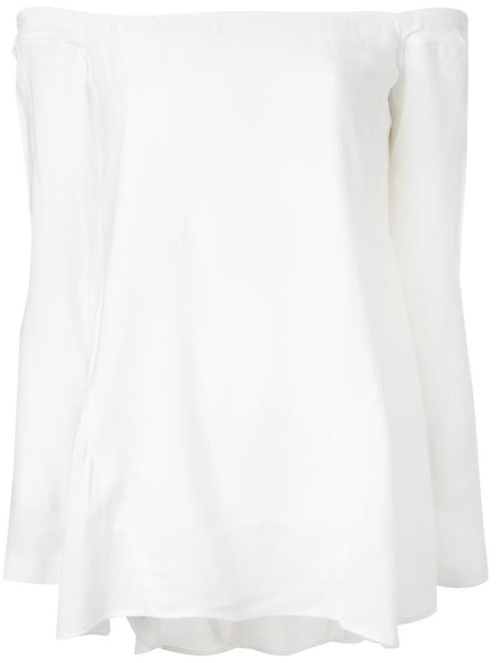 Rebecca Vallance Off-the-shoulder Top, Women's, Size: 12, White, Rayon