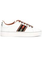 Etro Contrasting Lace Sneakers - White