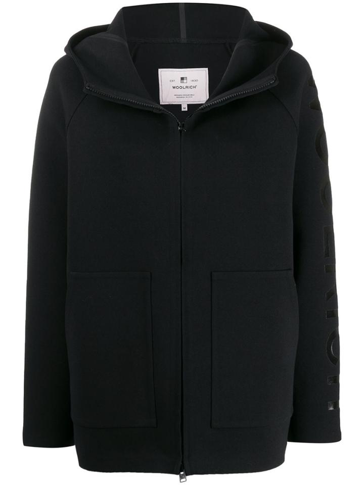 Woolrich Short Hooded Jacket - Black