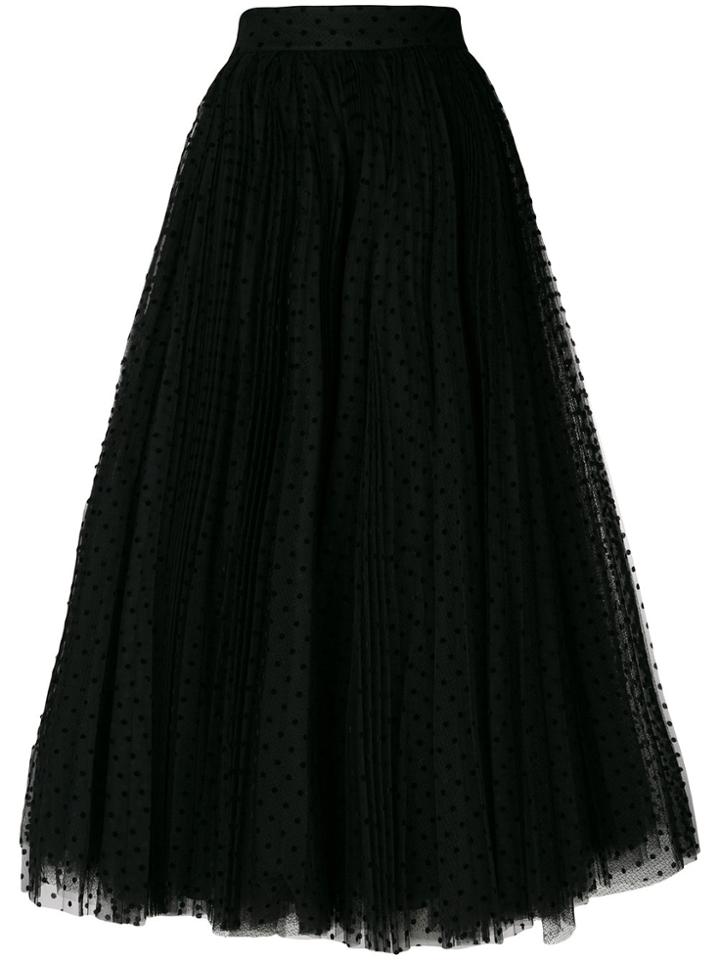 Philosophy Di Lorenzo Serafini Polka Dot Tulle Skirt - Black