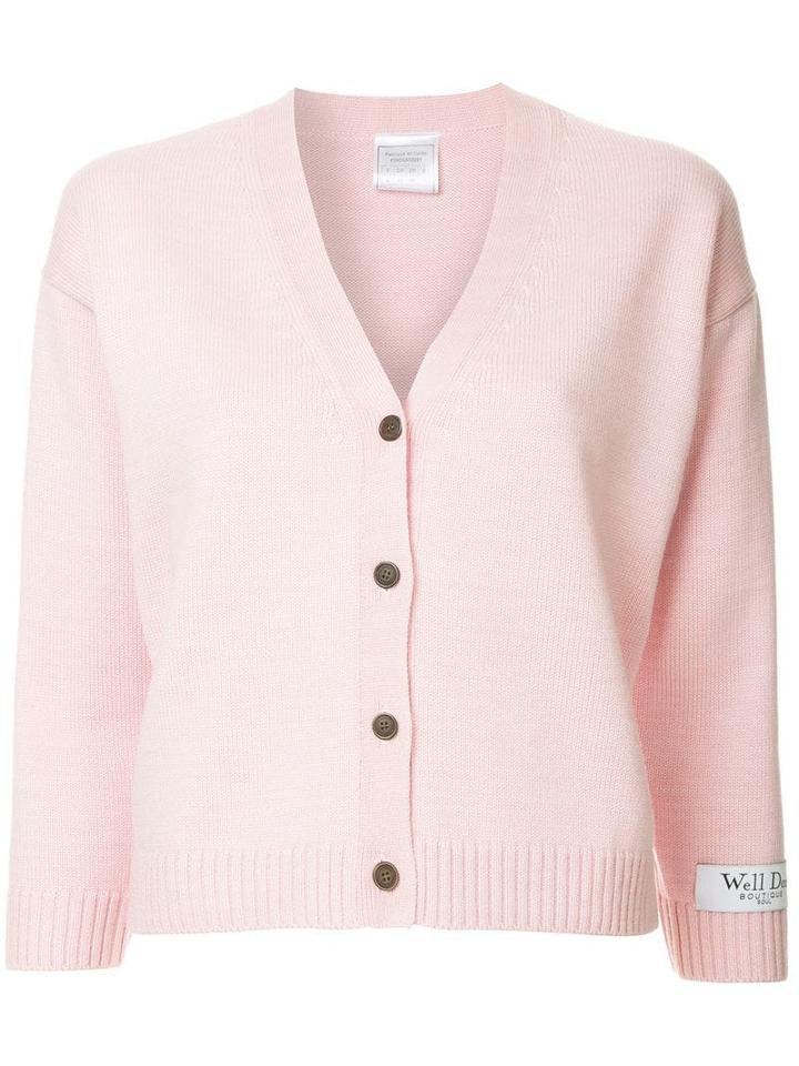 We11done Classic Cardigan - Pink