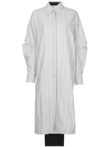 Ll By Litkovskaya Beau Mid-lenght Shirt Dress - Grey