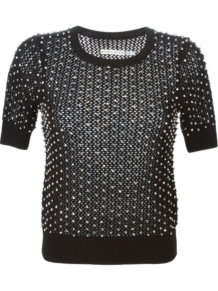 Alice+olivia Studded Sweater