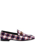 Gucci Gucci Jordaan Tweed Check Loafer - Multicolour