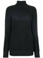Iro - Roll Neck Sweater - Women - Acrylic/alpaca/merino - M, Grey, Acrylic/alpaca/merino