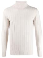 Eleventy Ribbed Knit Sweater - Neutrals