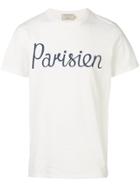Maison Kitsuné Parisien Print T-shirt - White