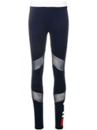 Fila Sheer Panelled Leggings - Blue