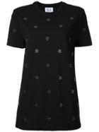 Zoe Karssen Studded Stars T-shirt, Women's, Size: Small, Black, Cotton