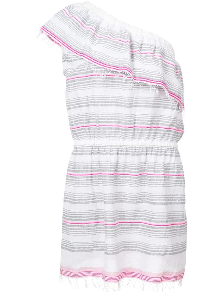 Lemlem Tereza One Shoulder Dress - Pink