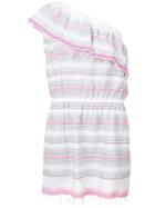 Lemlem Tereza One Shoulder Dress - Pink