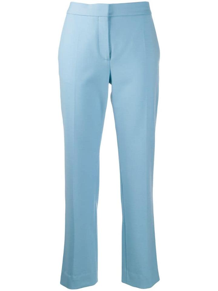 Victoria Victoria Beckham Slim Cropped Trousers - Blue