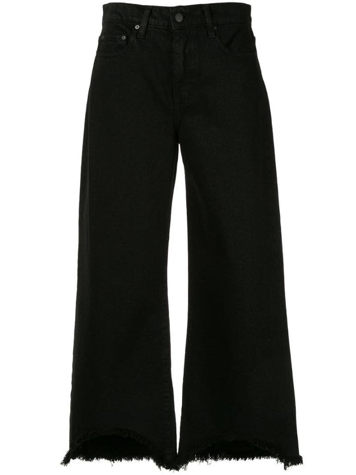 Nobody Denim Skylar Wide-leg Jeans - Black