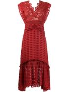 Three Floor Blaze Dress - Red