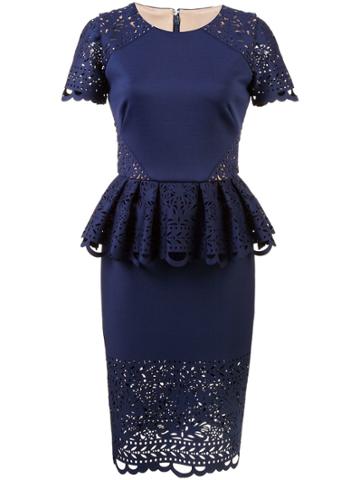 Marchesa Notte Marchesa Notte N24c0665 Navy Synthetic->polyester -
