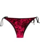 Fisico Velvet Bikini Bottom - Red