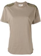 Sandrine Rose - Shoulder Patch T-shirt - Women - Cotton - M, Women's, Green, Cotton