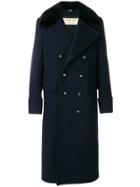 Burberry Tailored Long Coat - Blue