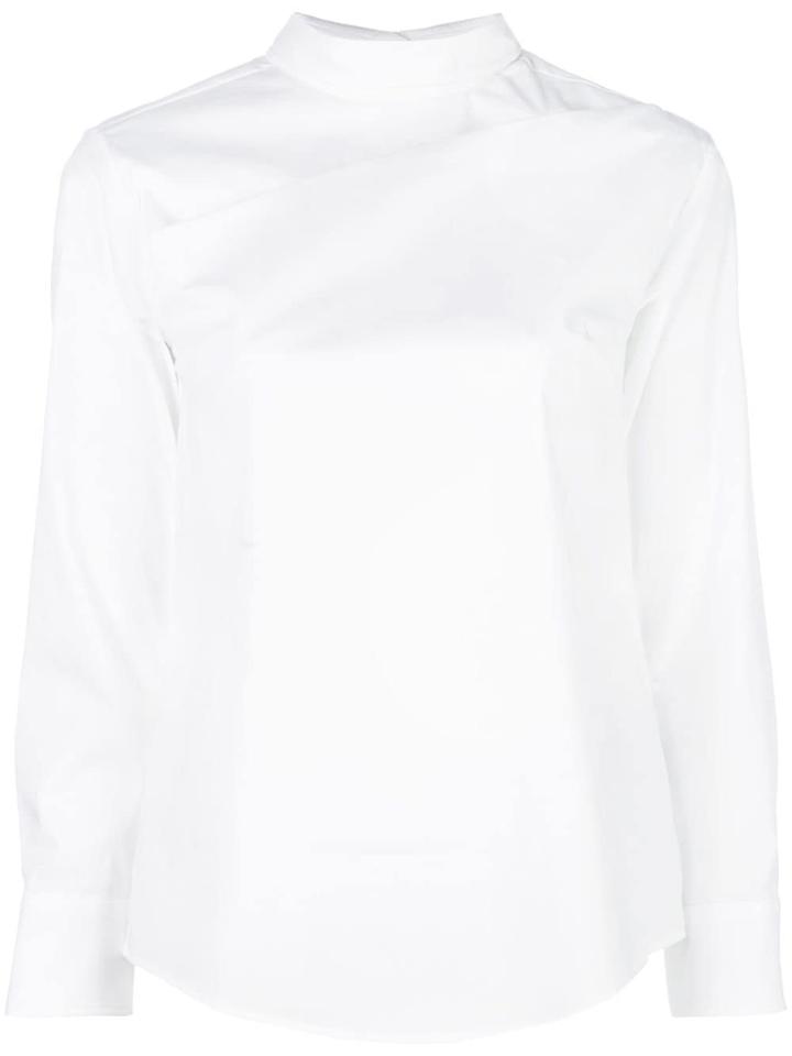 Palmer / Harding Reversed Plain Shirt - White