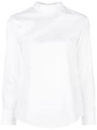 Palmer / Harding Reversed Plain Shirt - White