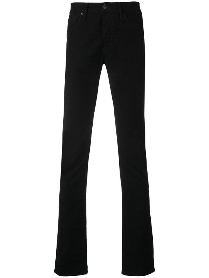 Tom Ford Straight Trousers - Black