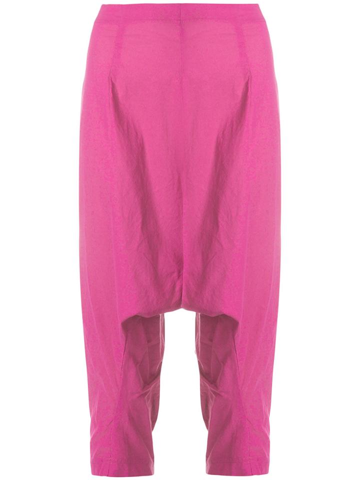 Rundholz Black Label Low Crotch Trousers - Pink & Purple