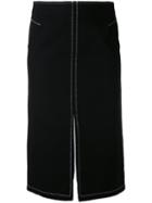 Ter Et Bantine - Pencil Skirt - Women - Cotton - 44, Black, Cotton
