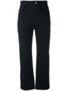 Damir Doma - Posy Cropped Trousers - Women - Cotton - M, Black, Cotton
