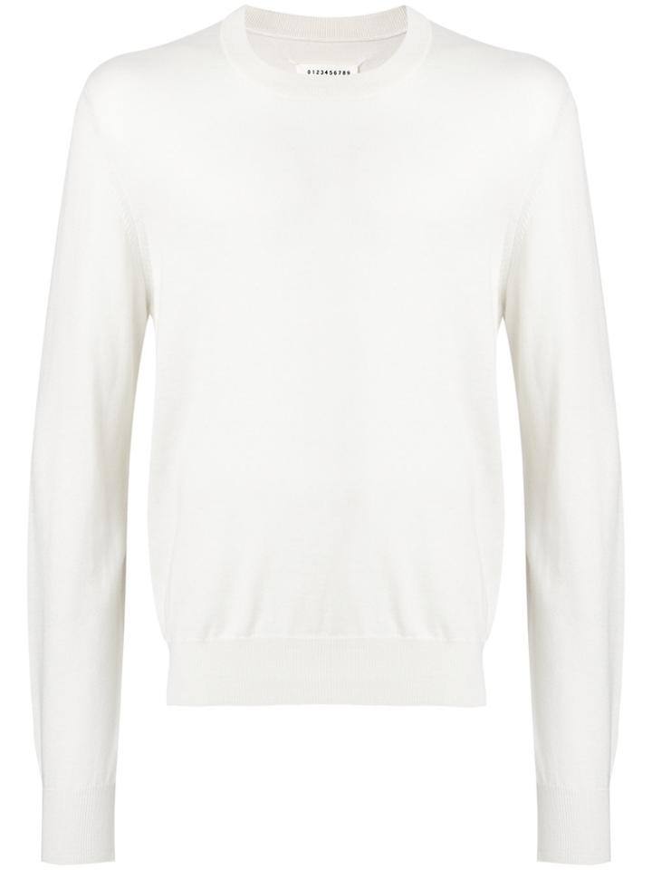 Maison Margiela Elbow Patch Sweater - Nude & Neutrals