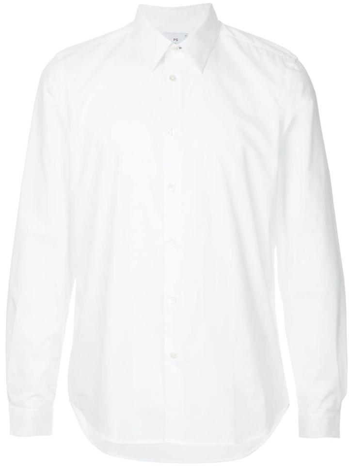 Ps By Paul Smith Long Sleeved Buttoned Shirt - White