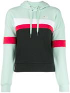 Fila Colour-block Hooded Sweatshirt - Green