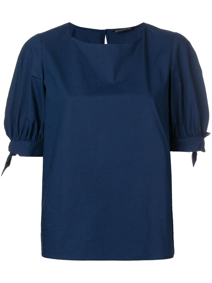 Etro Tied Cuff Blouse - Blue