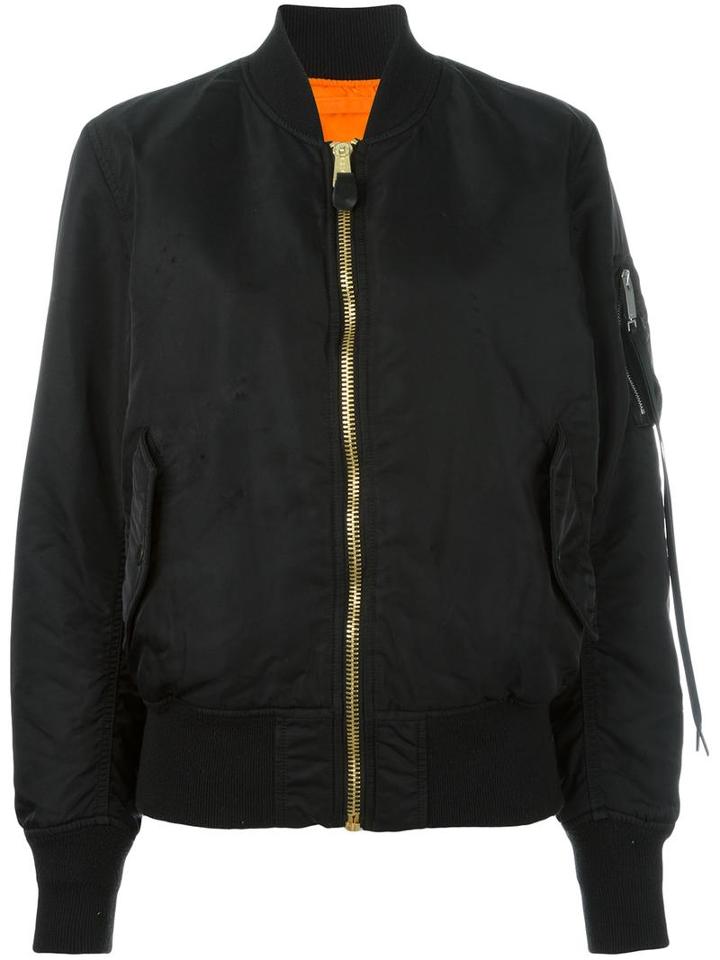 Alyx Reversible Bomber Jacket, Women's, Size: Xl, Black, Nylon/polyester