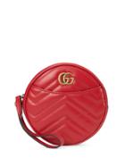 Gucci Gg Marmont Zip-around Wallet - Red