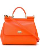 Dolce & Gabbana Medium Sicily Shoulder Bag - Orange
