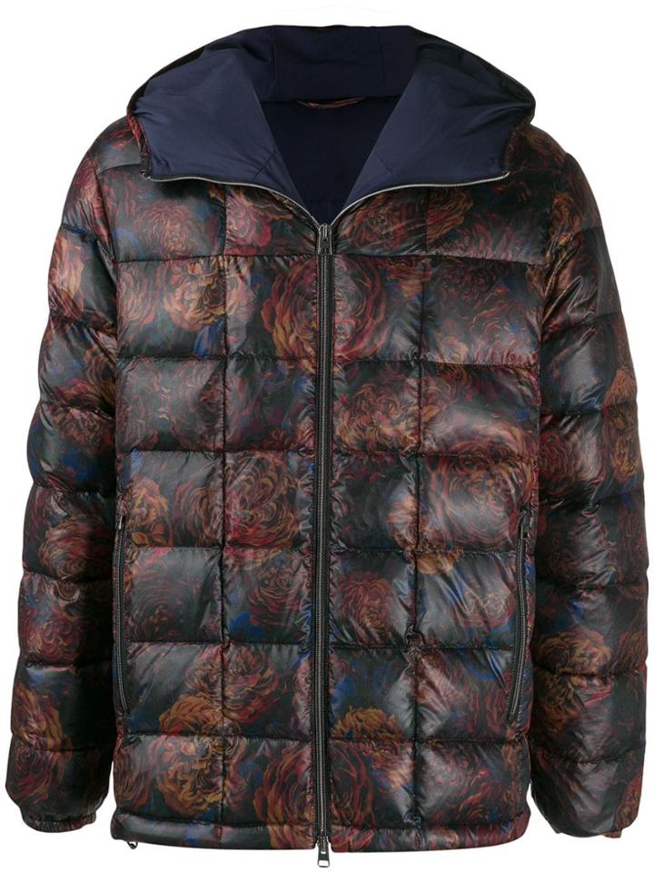 Etro Paisley-print Down Jacket - Blue
