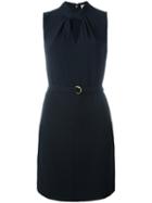 Michael Michael Kors Cut-out Detail Dress, Women's, Size: Xs, Blue, Polyester/spandex/elastane