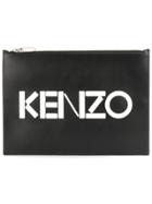 Kenzo Logo Clutch Bag - Black