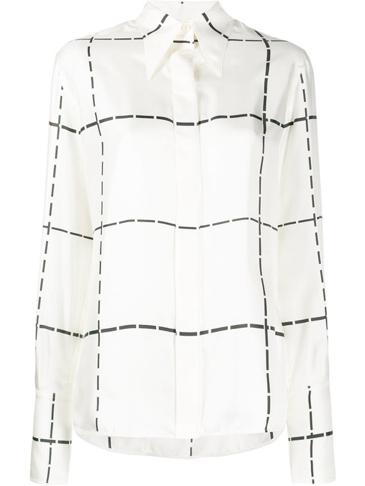 Victoria Beckham Victoria Beckham 1419wsh000038b Cream / Dark Green