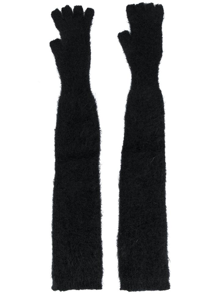 Lost & Found Ria Dunn Long Gloves - Black
